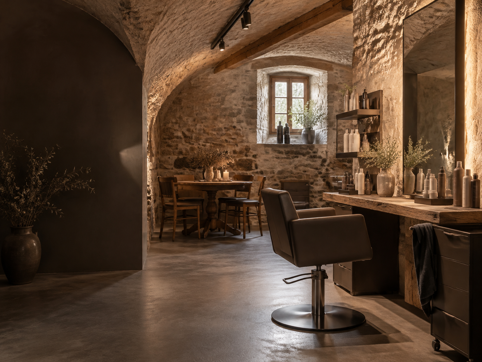 Coiffeur Buechi – persönlicher Salon im Bucheggberg Ruhiger Coiffeursalon im stimmungsvollen Weinkeller in Unterramsern